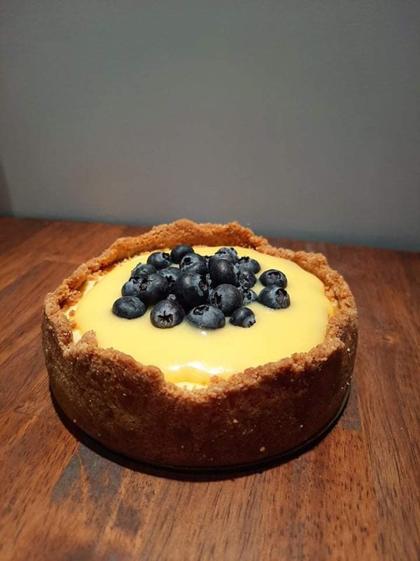 Gâteau au fromage - Crème citron et bleuets - Joly Gâteries